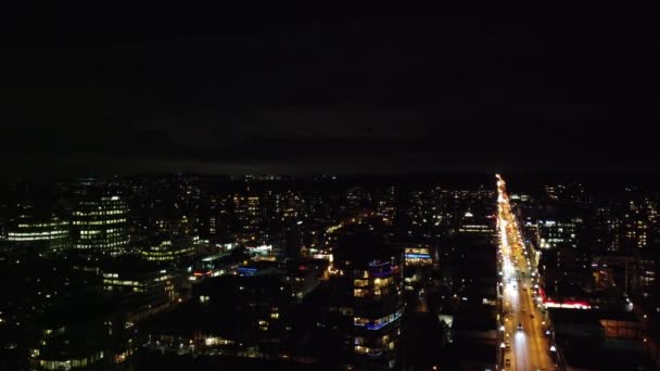Ванкувері Автостраді Стає Дедалі Легше — стокове відео