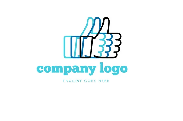 Logotipo Signo Vector Icono Símbolo Éxito Marca Negocio Elección Concepto — Vector de stock