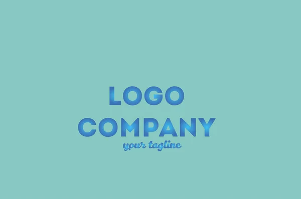 Gradiente Vetor Logotipo Abstrato Moderno Desenho Forma Símbolo Criativo Gráfico — Vetor de Stock