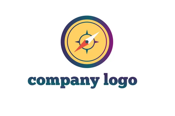 Bussola Vettore Design Icona Segno Simbolo Viaggio Illustrazione Logo Concetto — Vettoriale Stock
