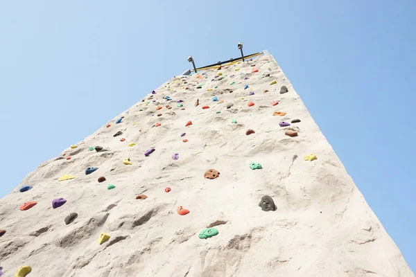Sport Zeď Extrémní Horolezectví Rock Trénink Riziko Výzva Hobby Cvičení — Stock fotografie