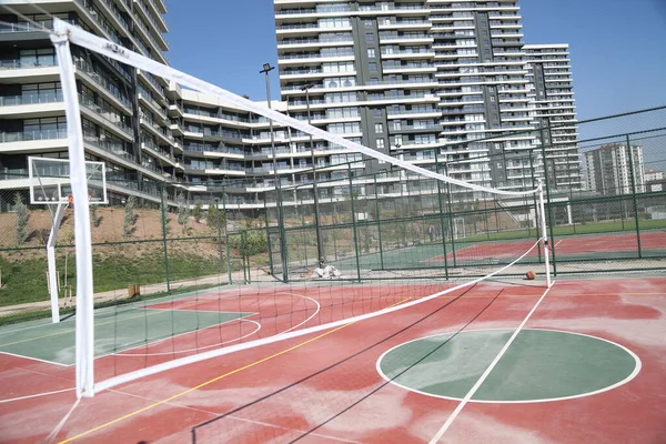 Tennis Ausrüstung Court Sport Wettbewerb Spiel Freizeit Hintergrund Spiel Aktivität — Stockfoto