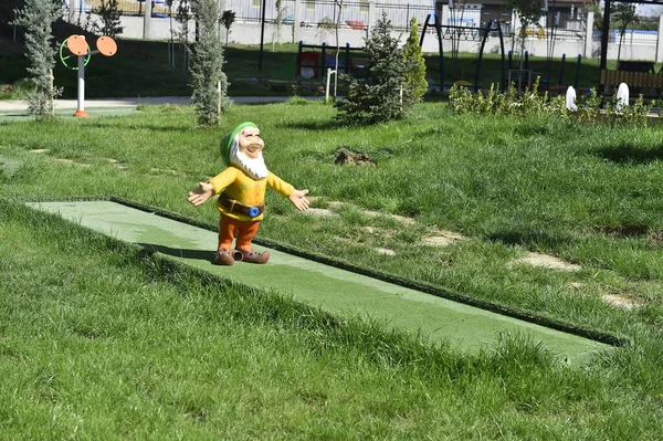 Moderní Park Městské Město Venkovní Zelené Pozadí Léto Strom Krajina — Stock fotografie