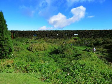 Azores, Sao Miguel adasında su kemeri.