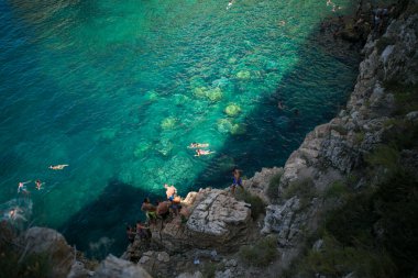 Polignano a Mare 'deki güzel plaj