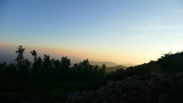 Abendliche Szene Deomali Mountain — Stockfoto