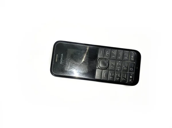 Nokia Gsm Telefon Mobil Izolat Fundal Alb — Fotografie, imagine de stoc
