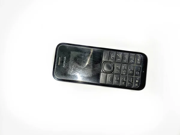 Nokia Gsm Telefon Mobil Izolat Fundal Alb — Fotografie, imagine de stoc