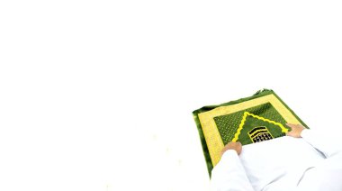 prayer movements. Islamic background clipart