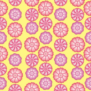 Çiçekli ve Yapraklı Kusursuz Desen tekstil için yazdırılabilir