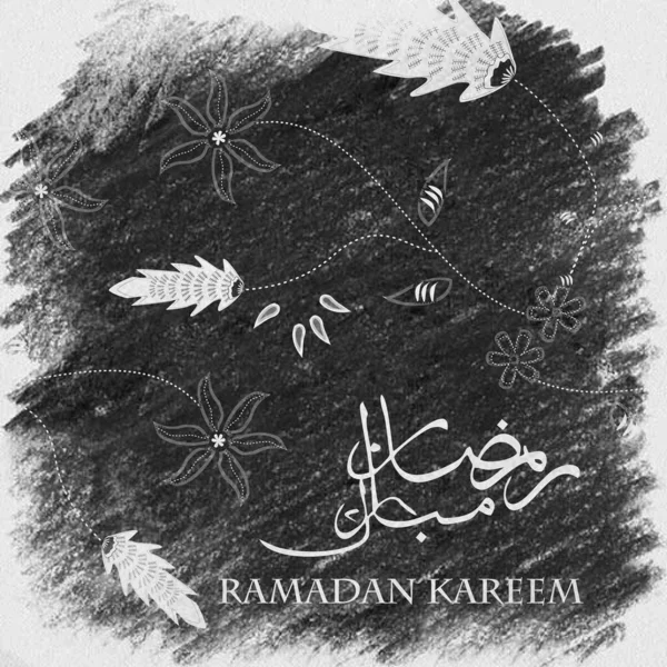 Открытки Рамадана Мубарак Рамадан — стоковое фото