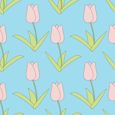 Kusursuz çiçek desenli arkaplan