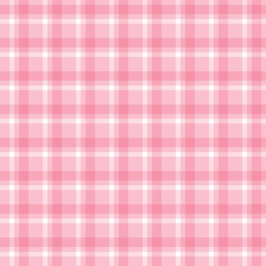 Sarong Motif Şebeke Şablonu. Kusursuz gingham deseni. Vektör çizimleri. Masa örtüleri, battaniye, ekose kumaş, kumaş, gömlek, tekstil, elbise, kağıt, posterler için kare / eşkenar dörtgen dokusu.