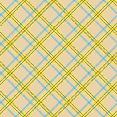 Kusursuz gingham deseni. Vektör çizimleri. Masa örtüleri, battaniye, ekose kumaş, kumaş, gömlek, tekstil, elbise, kağıt ve posterler için eşkenar dörtgen kumaş. Izgara desenli Sarong Motifi