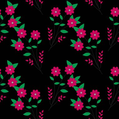 Örtüler, masa örtüleri, battaniye, gömlekler, elbiseler, posterler, kağıtlar için kusursuz çiçek deseni basılabilir.