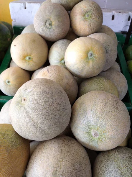 Frutas Ecológicas Frescas Mercado —  Fotos de Stock