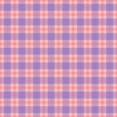 Şebeke desenli Sarong Motifi. Kusursuz gingham deseni. Vektör çizimleri. Masa örtüleri, battaniye, ekose kumaş, kumaş, gömlek, tekstil, elbise, kağıt, posterler için kare / eşkenar dörtgen dokusu.