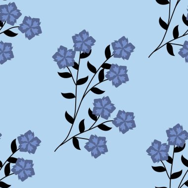 Örtüler, masa örtüleri, battaniye, gömlekler, elbiseler, posterler, kağıtlar için kusursuz çiçek deseni basılabilir.