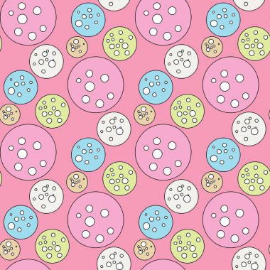 Renkli desenli daireler. Kusursuz desen.