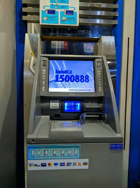 Moderne Pinautomaat Achtergrond — Stockfoto
