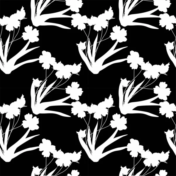 Motif Floral Sans Couture Capable Imprimer Pour Les Tissus Nappes — Image vectorielle