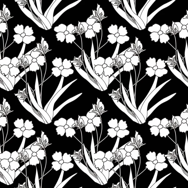 Nahtlose Florale Muster Der Lage Für Stoffe Tischdecken Decken Hemden — Stockvektor