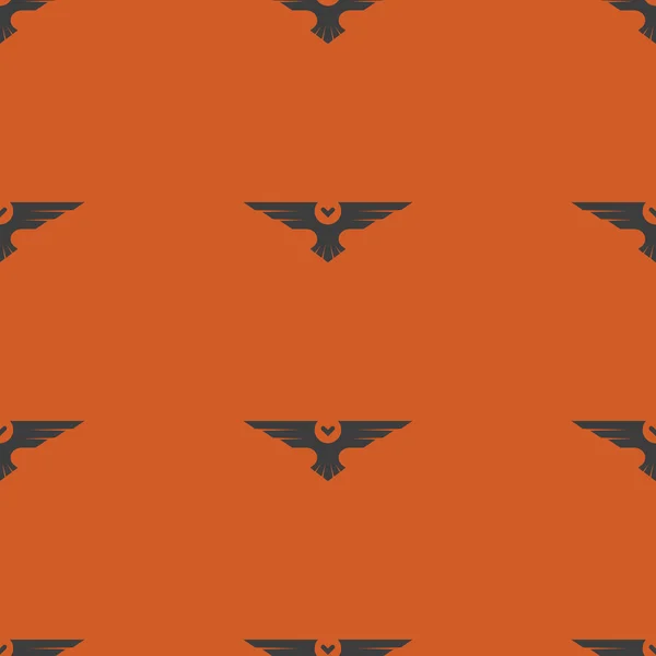 Halloween seamless pattern with owls birds — Stock Vector