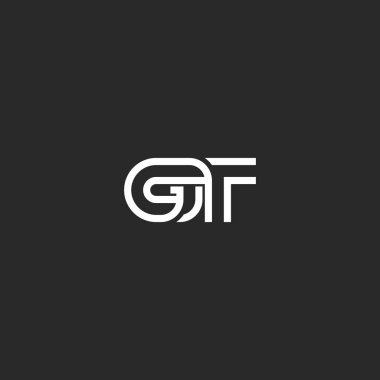 Gt logo harfleri monogram
