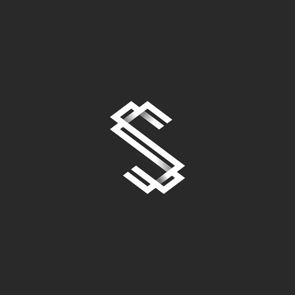 The letter S logo — Stock Vector