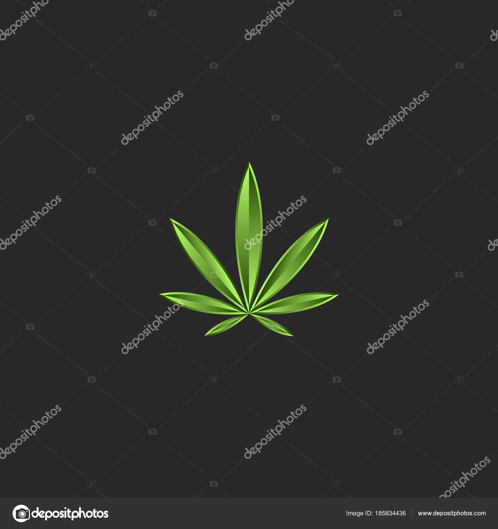 эмблема марихуаны