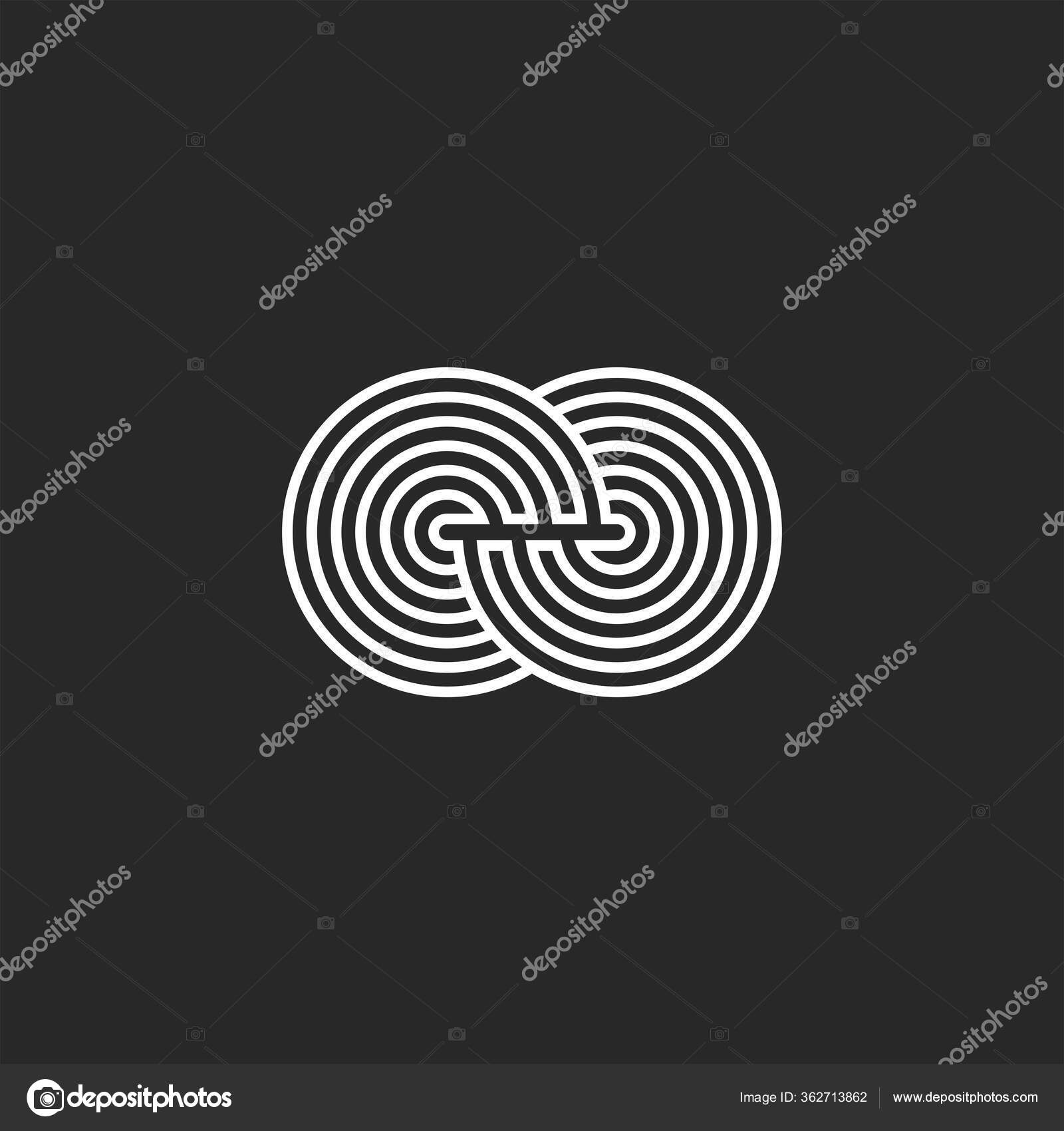 Ícone do vetor labirinto no símbolo mínimo de linha fina do vetor