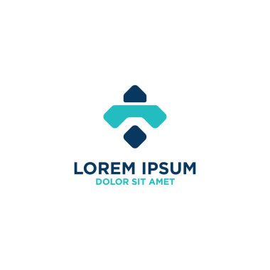 Logo tasarım şablonu bilgisayar, ağ ve teknoloji için benzersiz