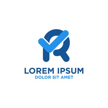 İlk Harfler R Kontrol Listesi Logo Tasarım Vektörleri Modern