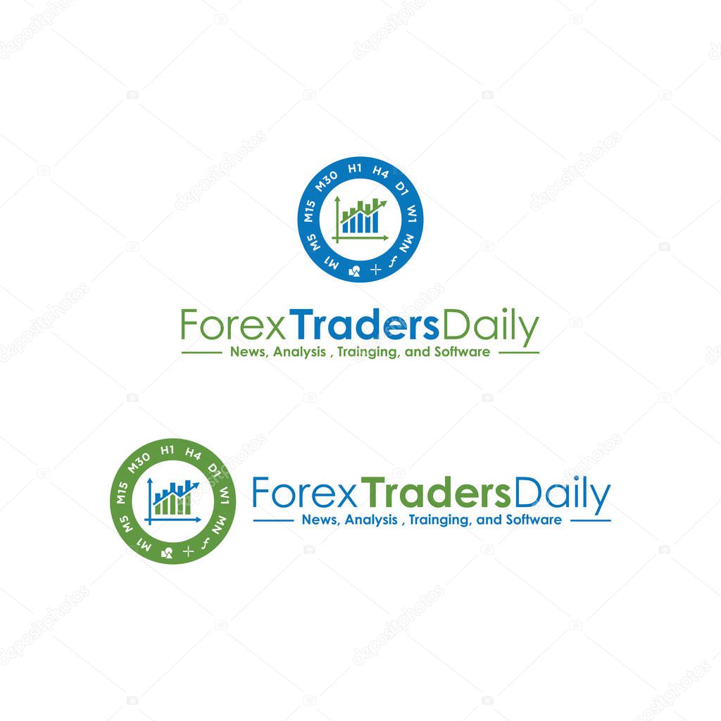 Forex Traders Daily logo design template