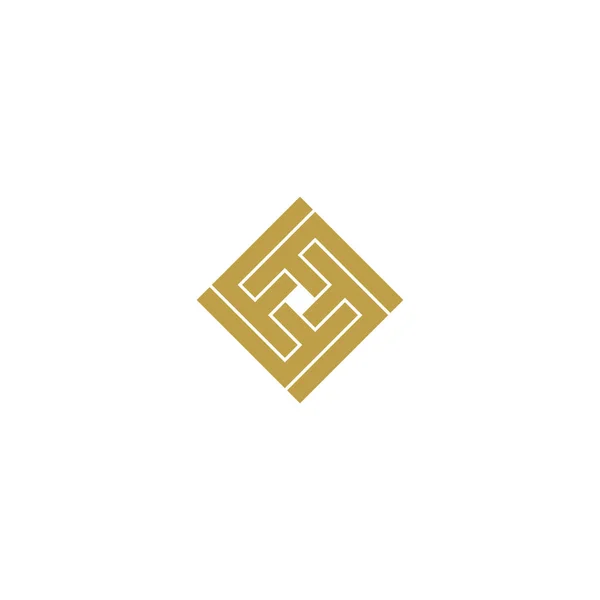 Letras iniciales F logo design vectores elegante, lujoso, oro — Vector de stock