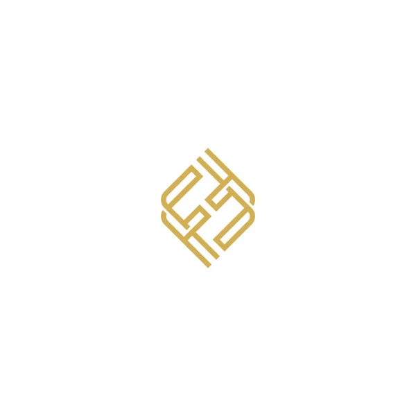 Letras iniciales F logo design vectores elegante, lujoso, oro — Archivo Imágenes Vectoriales