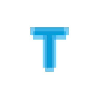 İlk Harfler T Logo Tasarım Vektörü