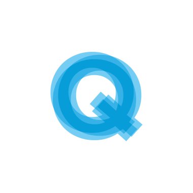 Başlangıç Harfleri Q Logo Tasarım Vektörü