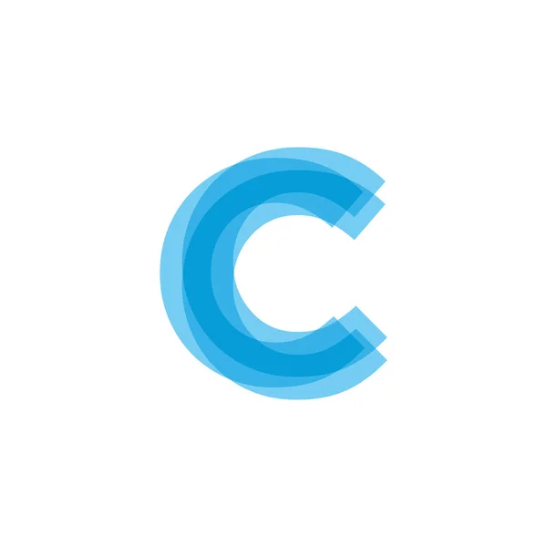 Letras iniciales C Logo Design Vector — Archivo Imágenes Vectoriales