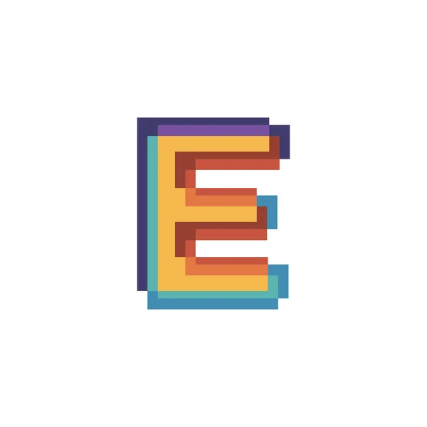 Letras iniciais E logotipo design vetores moderno colorido —  Vetores de Stock