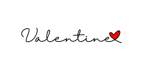 Valentine vector background, with the concept of typography and — ストックベクタ