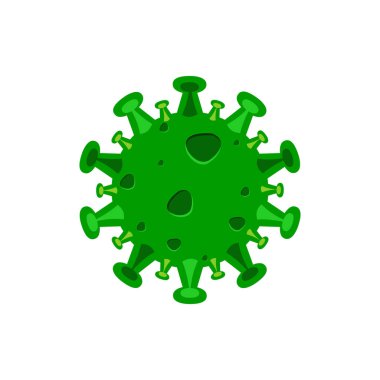 Coronavirus icon vector design concept clipart