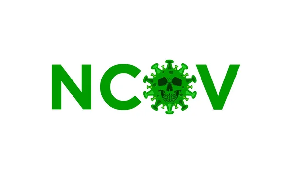 NCoV vector design template concept — Stok Vektör