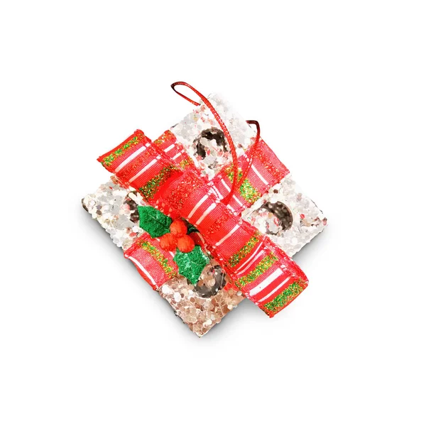 Navidad y Año Nuevo Cajas de regalo, Cajas de regalo backg blanco —  Fotos de Stock