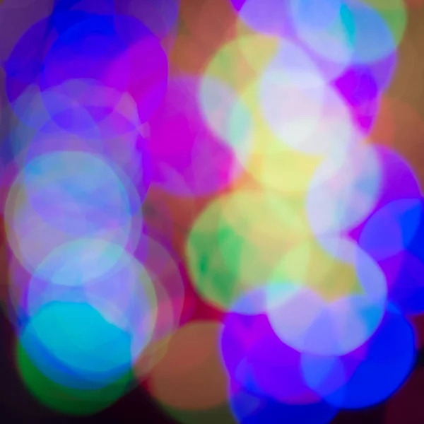 Crăciunul reflectă bokeh-ul iluminatului ca fundal abstract — Fotografie, imagine de stoc