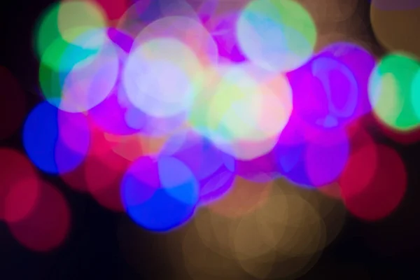 Christmas reflect bokeh of lighting as abstract background — Stock Photo, Image