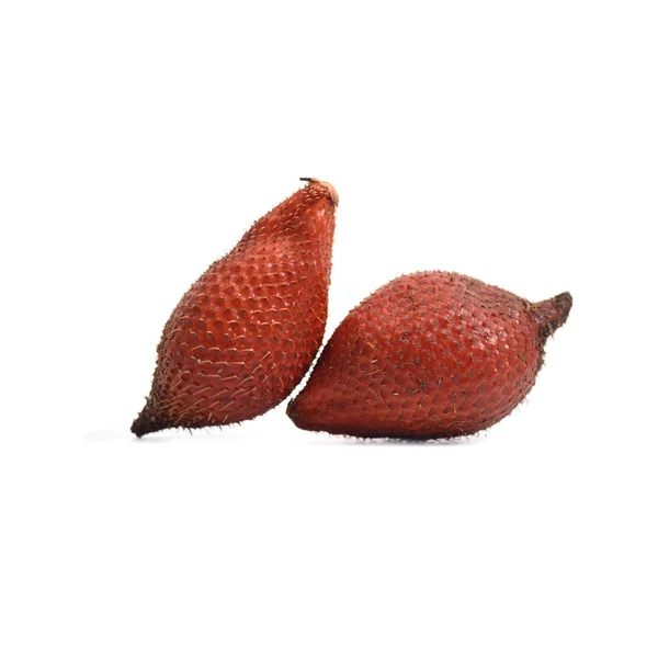 Tropical fruit : Snake fruit, Salak, Salacca or Sala isolate on — Stock Photo, Image