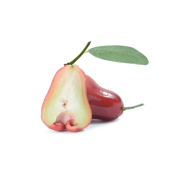 トロピカル フルーツ;白い背景に分離された新鮮な roseapple — ストック写真