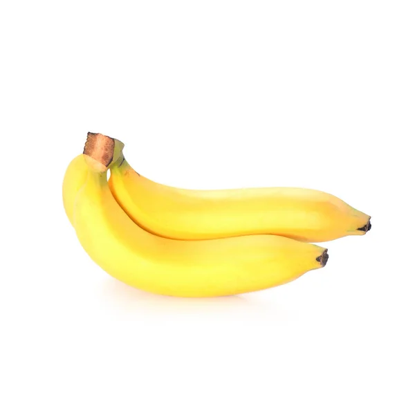 Banane isolée sur fond blanc — Photo