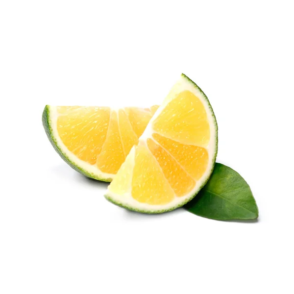 Tropikal meyve: beyaz zemin üzerine tatlı turuncu izole — Stok fotoğraf